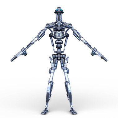 Savaş robotu / 3d Cg işleme bir savaş robot.