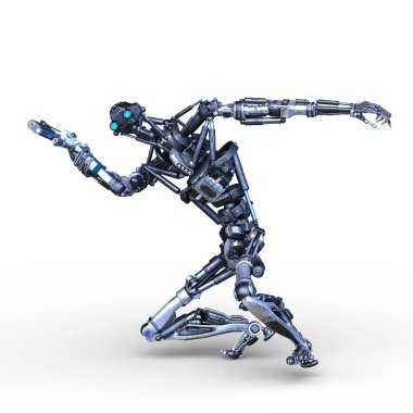 Savaş robotu / 3d Cg işleme bir savaş robot.