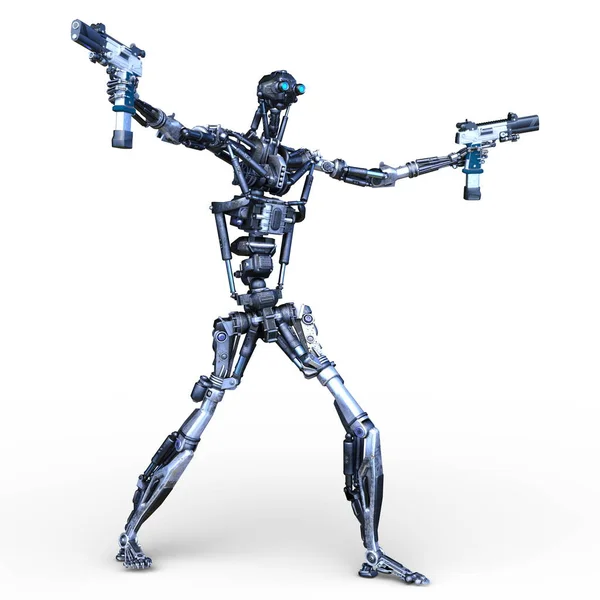 Strid Robot Rendering Strid Robot — Stockfoto