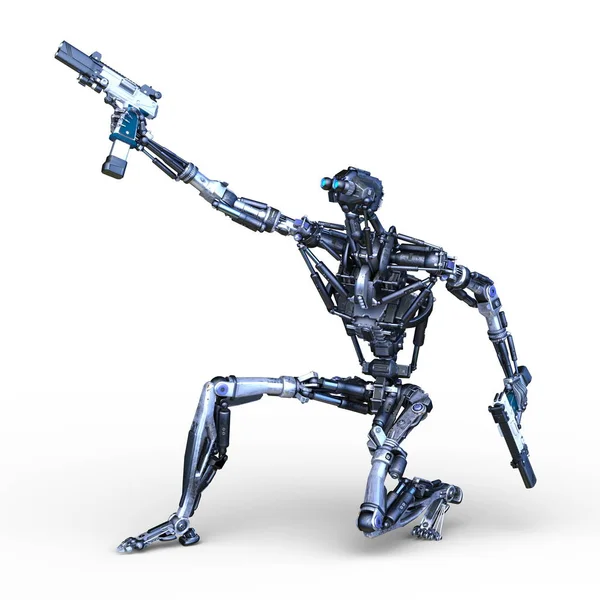 Strid Robot Rendering Strid Robot — Stockfoto