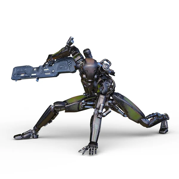 Strid Robot Rendering Strid Robot — Stockfoto