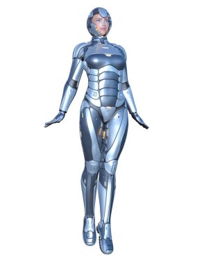 Süper kadın / 3d Cg işleme süper bir kadın.