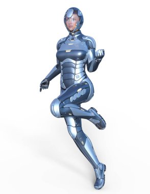 Süper kadın / 3d Cg işleme süper bir kadın.