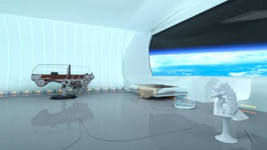 Uzay İstasyonu / 3d Cg işleme uzay istasyonu.