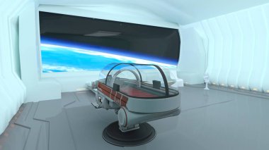 Uzay İstasyonu / 3d Cg işleme uzay istasyonu.