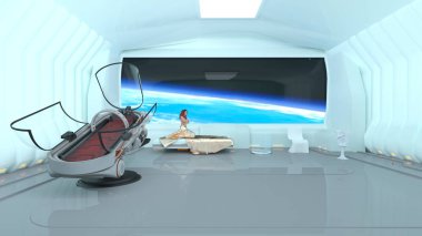 Uzay İstasyonu / 3d Cg işleme uzay istasyonu.