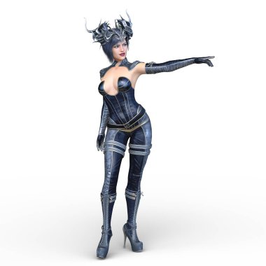 Kadın savaşçı / 3d Cg render bir kadın savaşçı.