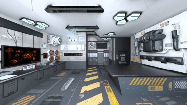 Uzay İstasyonu / 3d Cg işleme uzay istasyonu.