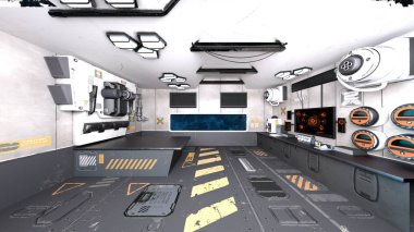 Uzay İstasyonu / 3d Cg işleme uzay istasyonu.