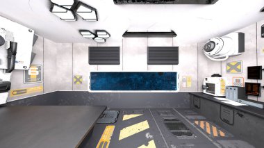 Uzay İstasyonu / 3d Cg işleme uzay istasyonu.