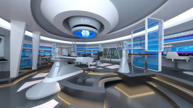 Uzay İstasyonu / 3d Cg işleme uzay istasyonu.