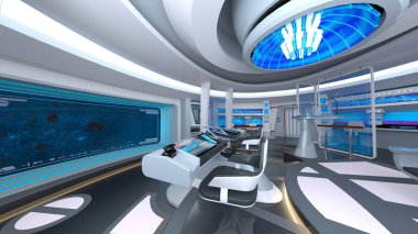 Uzay İstasyonu / 3d Cg işleme uzay istasyonu.