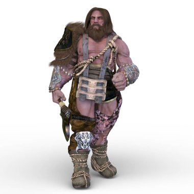 Savaşçı / 3d Cg işleme bir savaşçı.
