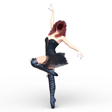 Kadın zombi / 3d Cg işleme bir kadın zombi.