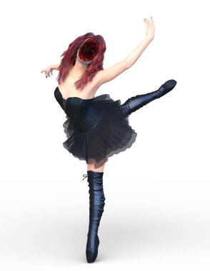 Kadın zombi / 3d Cg işleme bir kadın zombi.