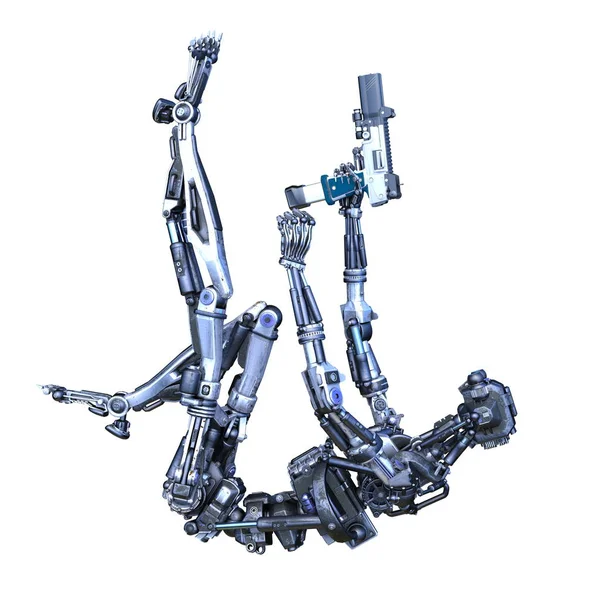 Robot Ztvárnění Robota — Stock fotografie