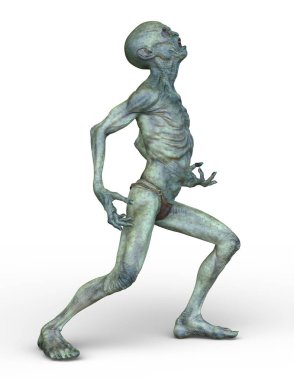 Zomibe/3d Cg işleme bir zombi.