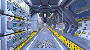 Uzay İstasyonu / 3d Cg işleme uzay istasyonu.