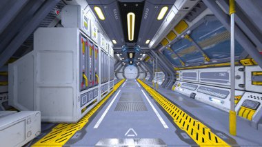 Uzay İstasyonu / 3d Cg işleme uzay istasyonu.