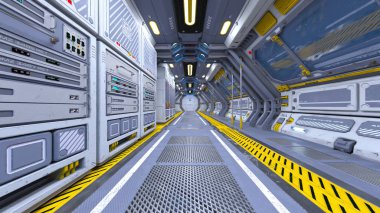 Uzay İstasyonu / 3d Cg işleme uzay istasyonu.