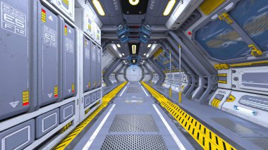 Uzay İstasyonu / 3d Cg işleme uzay istasyonu.