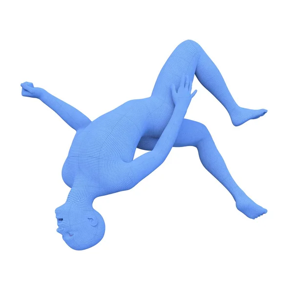 Männlicher Körper Darstellung Eines Männlichen Körpers — Stockfoto