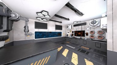 Uzay İstasyonu / 3d Cg işleme uzay istasyonu.