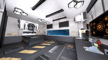 Uzay İstasyonu / 3d Cg işleme uzay istasyonu.