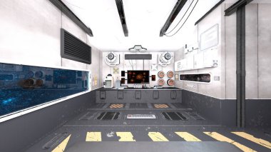 Uzay İstasyonu / 3d Cg işleme uzay istasyonu.