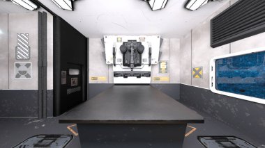 Uzay İstasyonu / 3d Cg işleme uzay istasyonu.