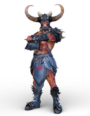 Viking zombi / 3d Cg işleme bir viking zombi.