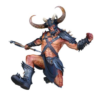 Viking zombi / 3d Cg işleme bir viking zombi.
