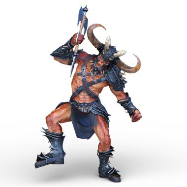 Viking zombi / 3d Cg işleme bir viking zombi.