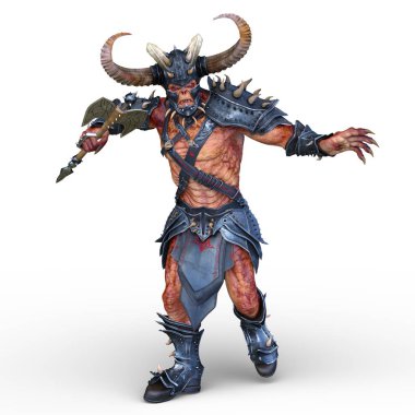 Viking zombi / 3d Cg işleme bir viking zombi.