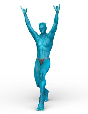 Canavar / 3d Cg işleme bir canavar.