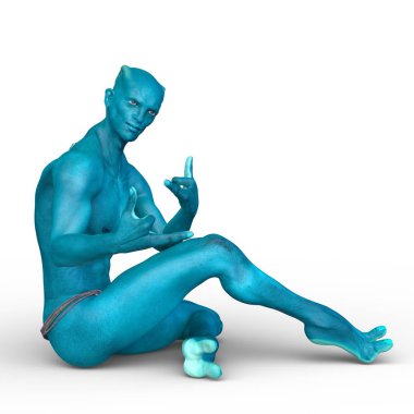 Canavar / 3d Cg işleme bir canavar.