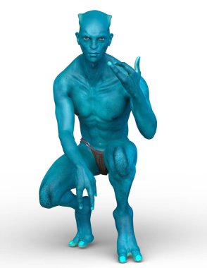 Canavar / 3d Cg işleme bir canavar.