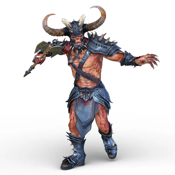 Viking zombi / 3d Cg işleme bir viking zombi.