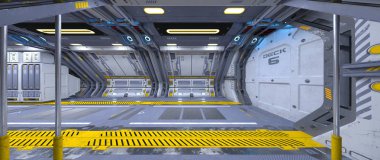 Uzay İstasyonu / 3d Cg işleme uzay istasyonu