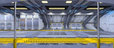 Uzay İstasyonu / 3d Cg işleme uzay istasyonu