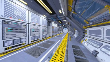 Uzay İstasyonu / 3d Cg işleme uzay istasyonu