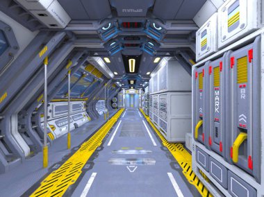 Uzay İstasyonu / 3d Cg işleme uzay istasyonu.