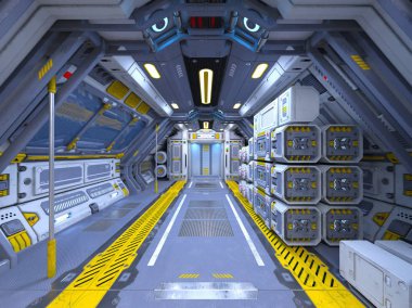 Uzay İstasyonu / 3d Cg işleme uzay istasyonu.