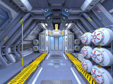 Uzay İstasyonu / 3d Cg işleme uzay istasyonu.