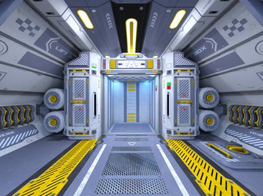 Uzay İstasyonu / 3d Cg işleme uzay istasyonu.