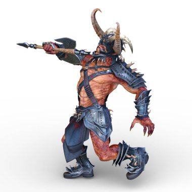 Viking zombi / 3d Cg işleme bir viking zombi.