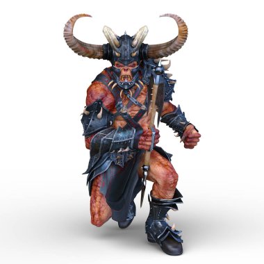 Viking zombi / 3d Cg işleme bir viking zombi.