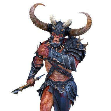 Viking zombi / 3d Cg işleme bir viking zombi.