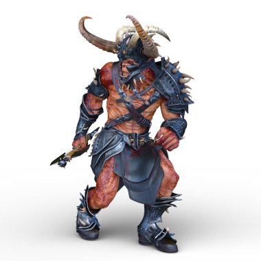 Viking zombi / 3d Cg işleme bir viking zombi.