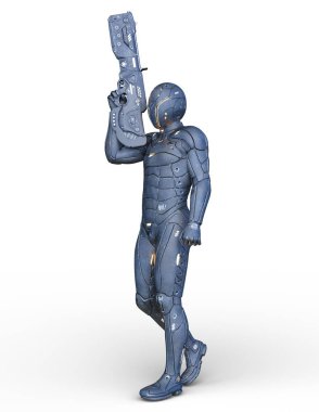 Robot / 3d Cg işleme bir robot.